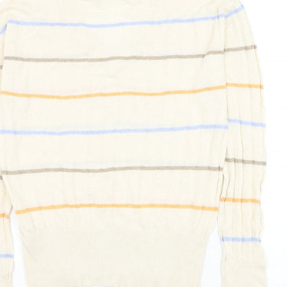 Womens UK Size S Marks and Spencer Beige Pullover Jumper