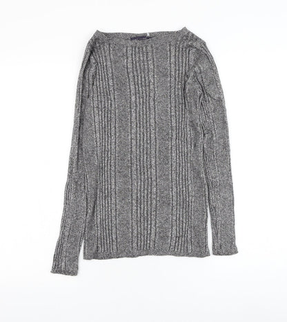 Womens UK Size 14 Marks and Spencer Grey Pullover Jumper