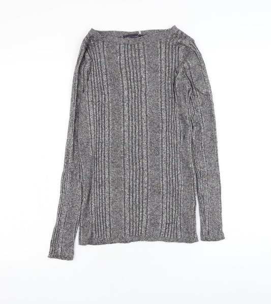 Womens UK Size 14 Marks and Spencer Grey Pullover Jumper
