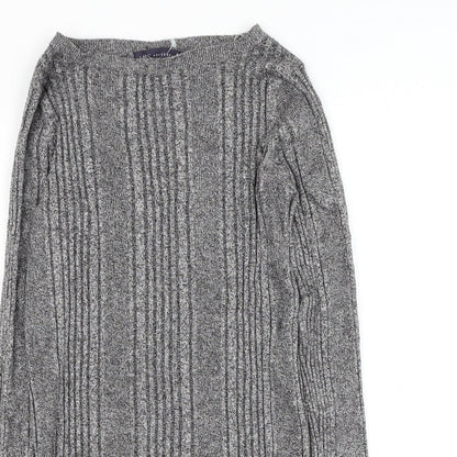 Womens UK Size 14 Marks and Spencer Grey Pullover Jumper