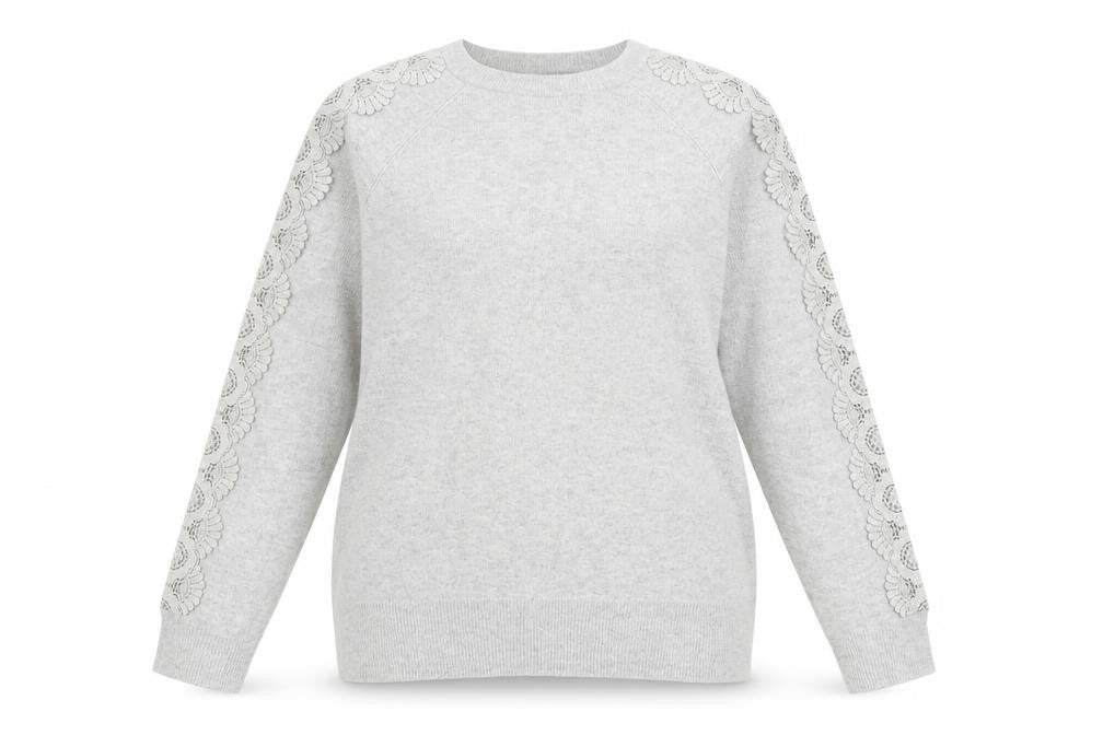 Womens UK Size 14 Marks and Spencer Grey Pullover Jumper