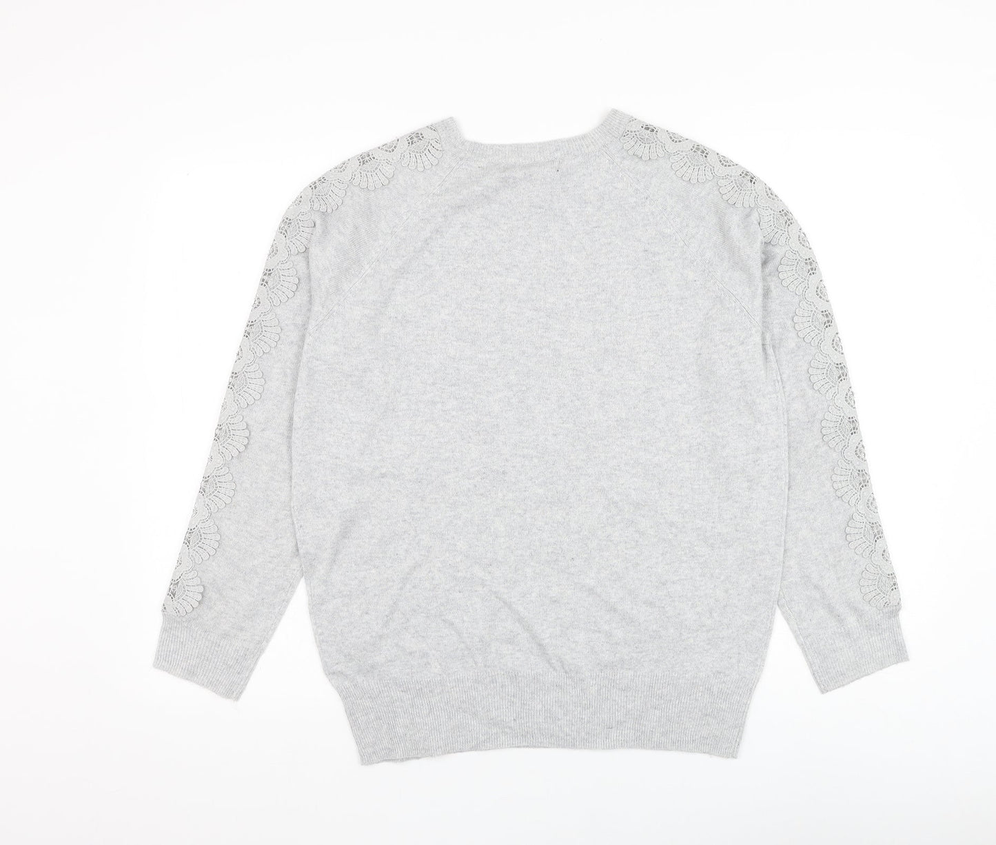 Womens UK Size 14 Marks and Spencer Grey Pullover Jumper