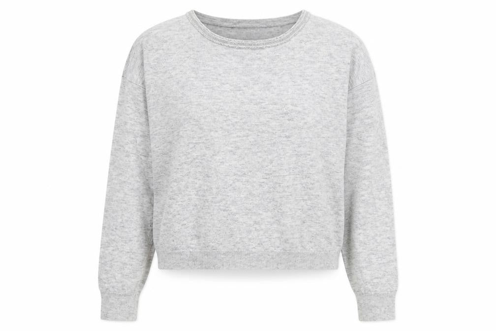 Womens UK Size 10 Topshop Grey Pullover Jumper
