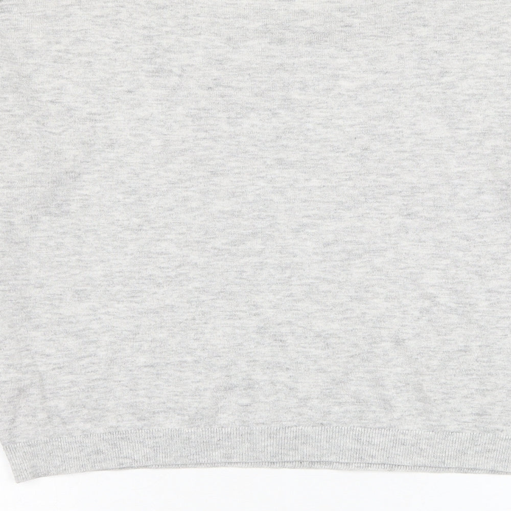 Womens UK Size 10 Topshop Grey Pullover Jumper