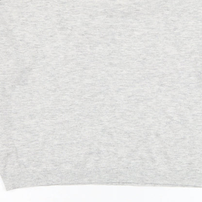 Womens UK Size 10 Topshop Grey Pullover Jumper