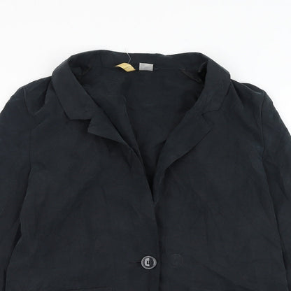 Womens UK Size 10 H&M Grey Jacket