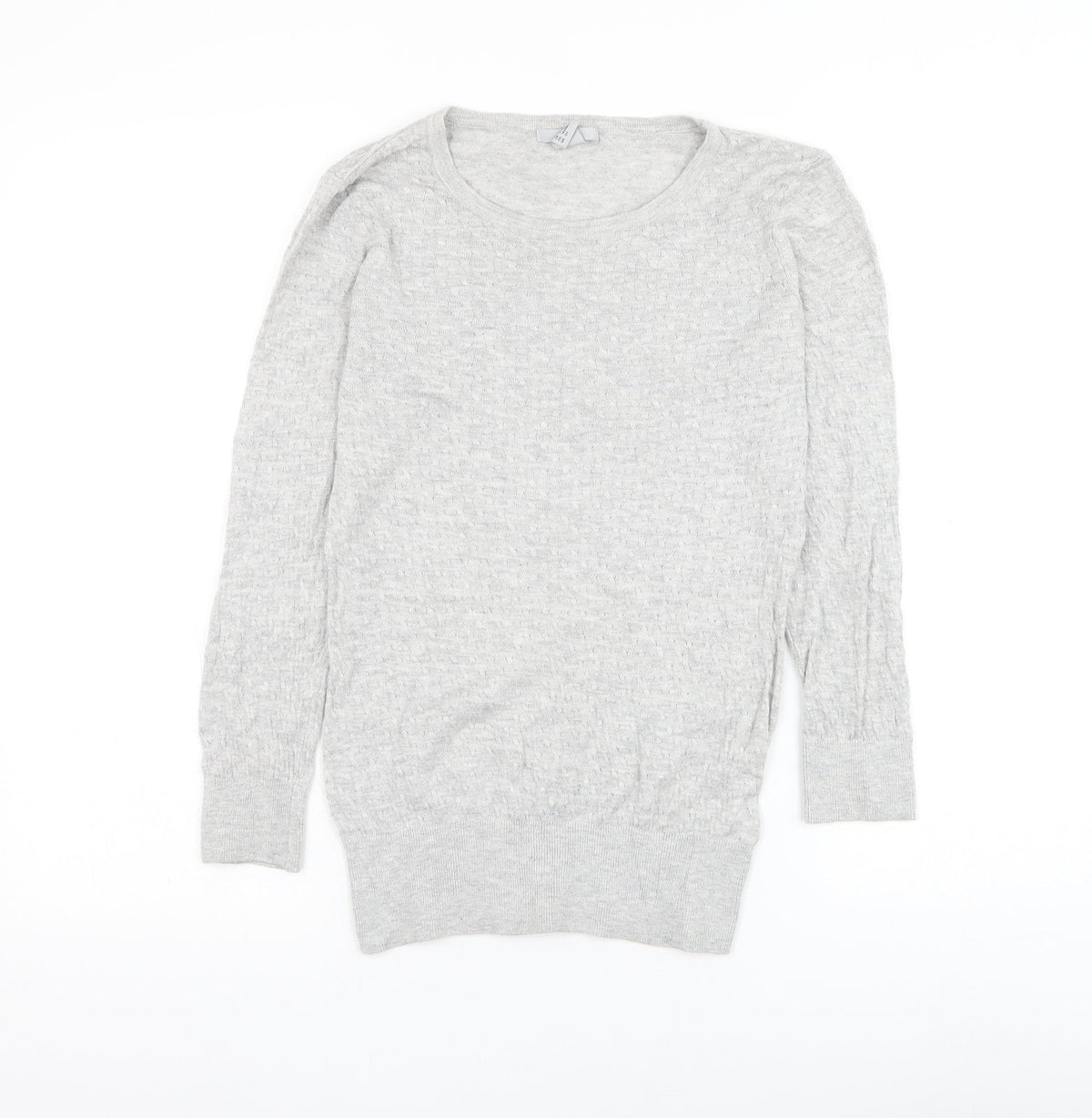 Womens UK Size S H&M Grey Pullover Jumper