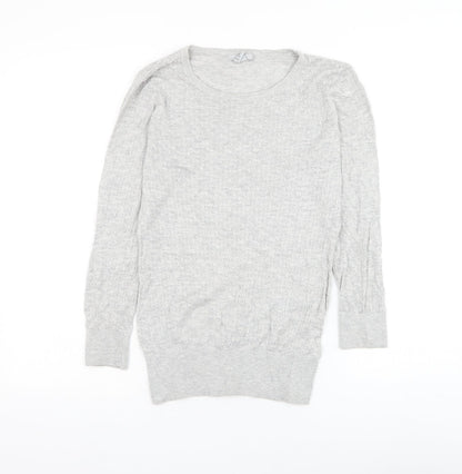 Womens UK Size S H&M Grey Pullover Jumper