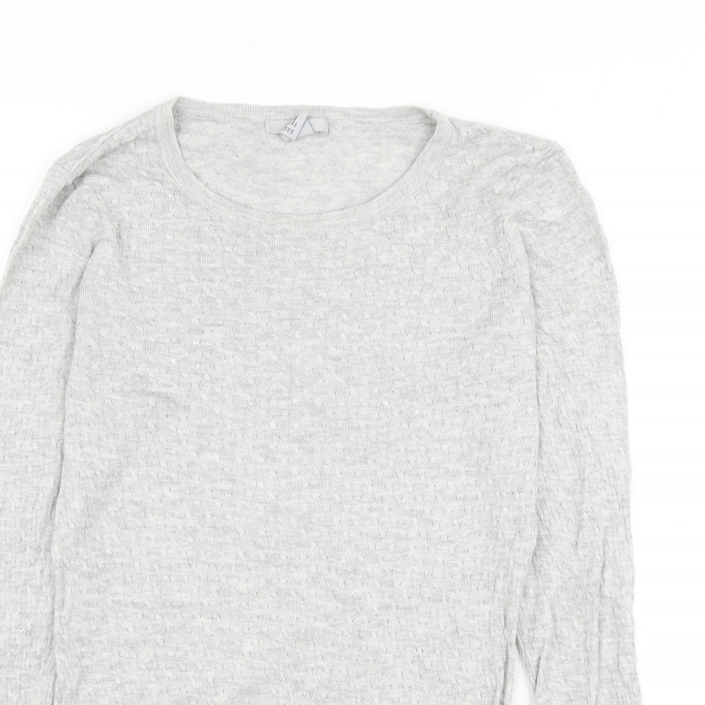 Womens UK Size S H&M Grey Pullover Jumper