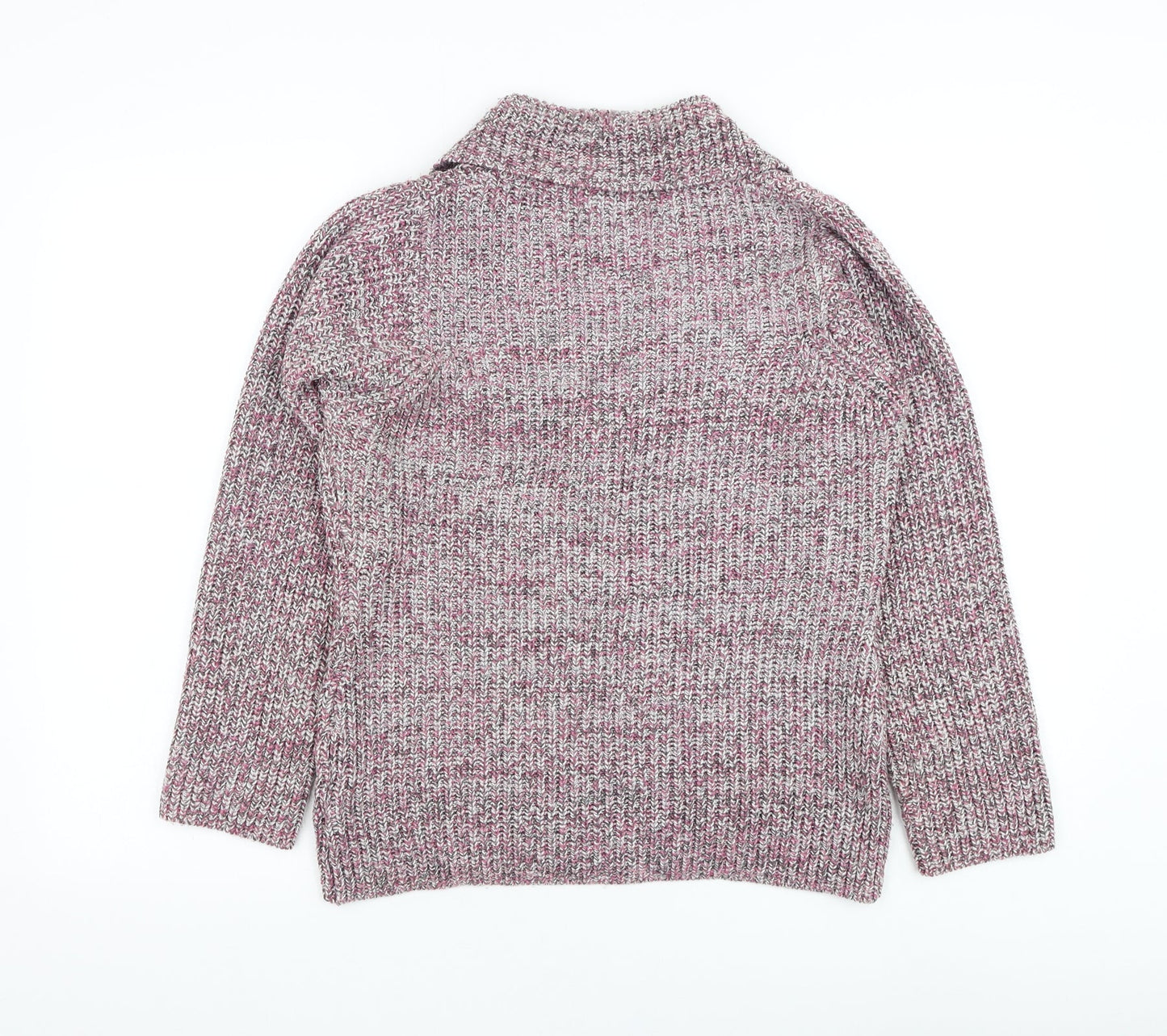 Womens UK Size 10 EWM Pink Cardigan Jumper