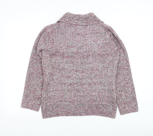 Womens UK Size 10 EWM Pink Cardigan Jumper
