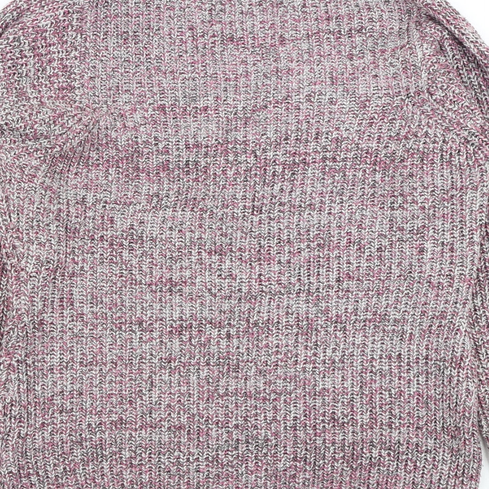 Womens UK Size 10 EWM Pink Cardigan Jumper