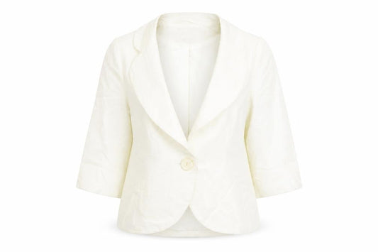 Womens UK Size 8 Kaliko White Jacket
