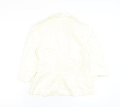 Womens UK Size 8 Kaliko White Jacket