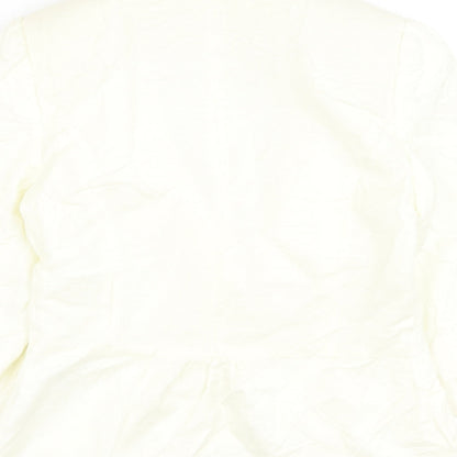 Womens UK Size 8 Kaliko White Jacket