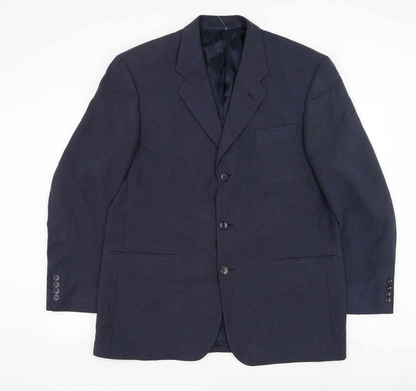 Mens UK Size 44 REMUS Regular Blue Suit Jacket