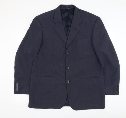 Mens UK Size 44 REMUS Regular Blue Suit Jacket