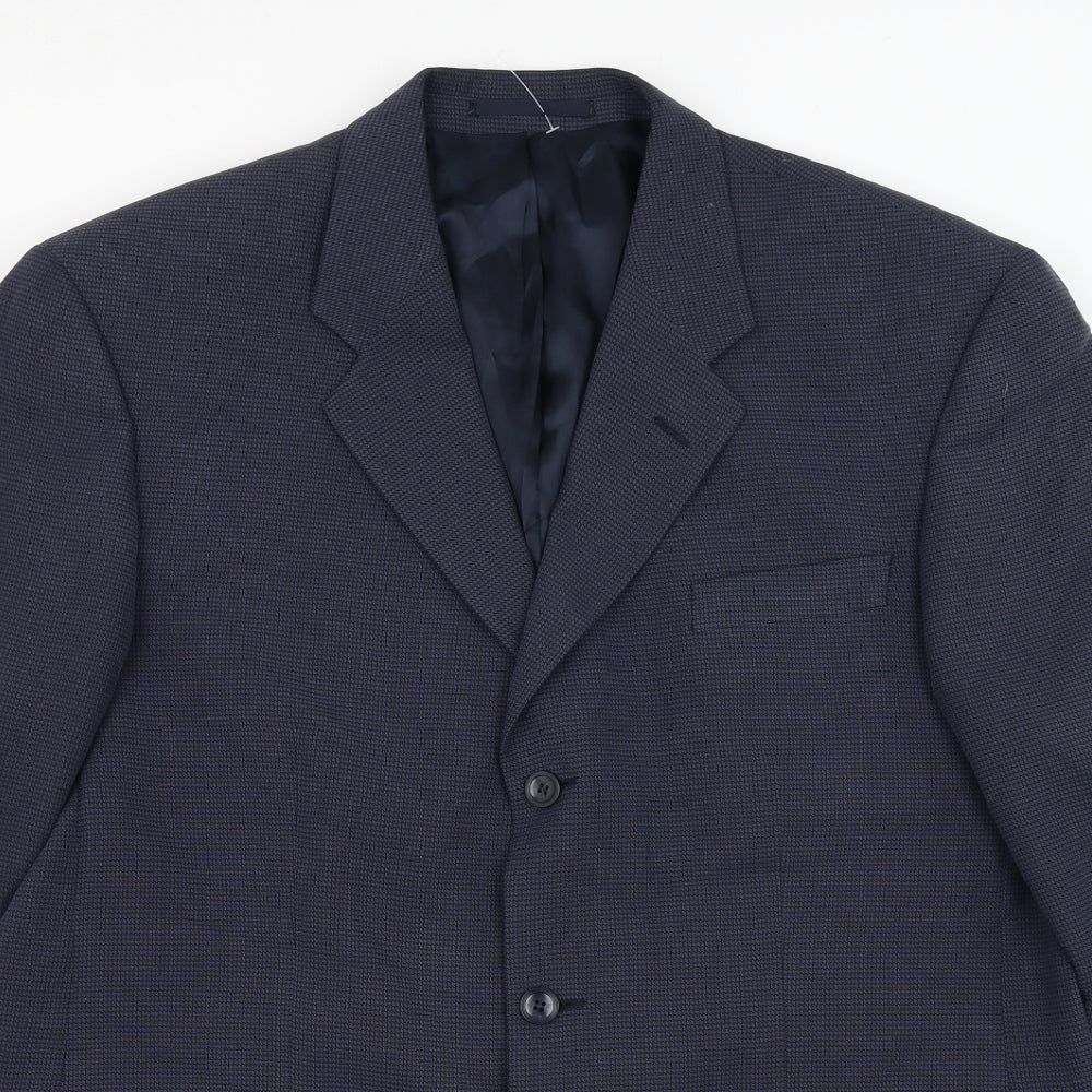 Mens UK Size 44 REMUS Regular Blue Suit Jacket
