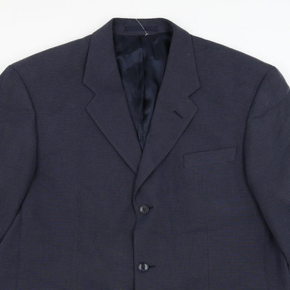 Mens UK Size 44 REMUS Regular Blue Suit Jacket