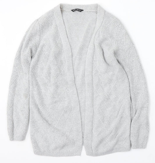 Womens UK Size M Select Grey Cardigan Jumper