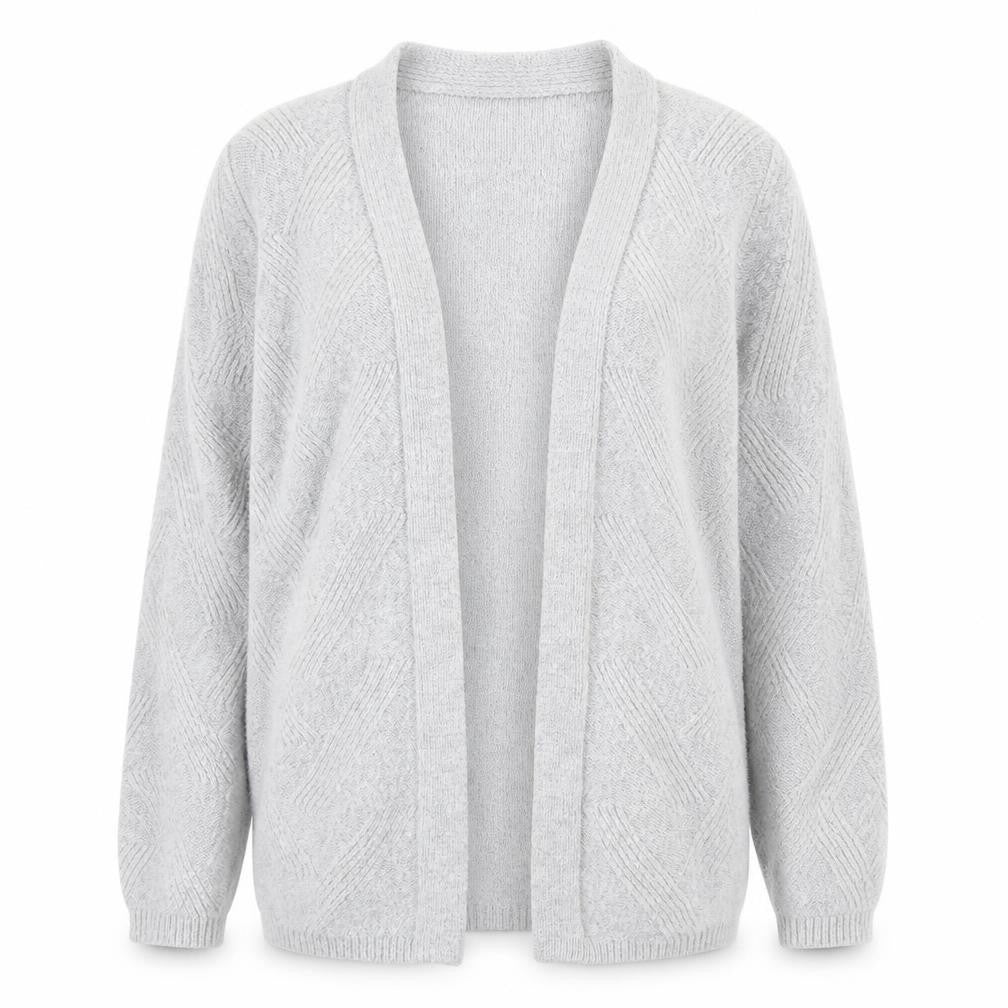 Womens UK Size M Select Grey Cardigan Jumper