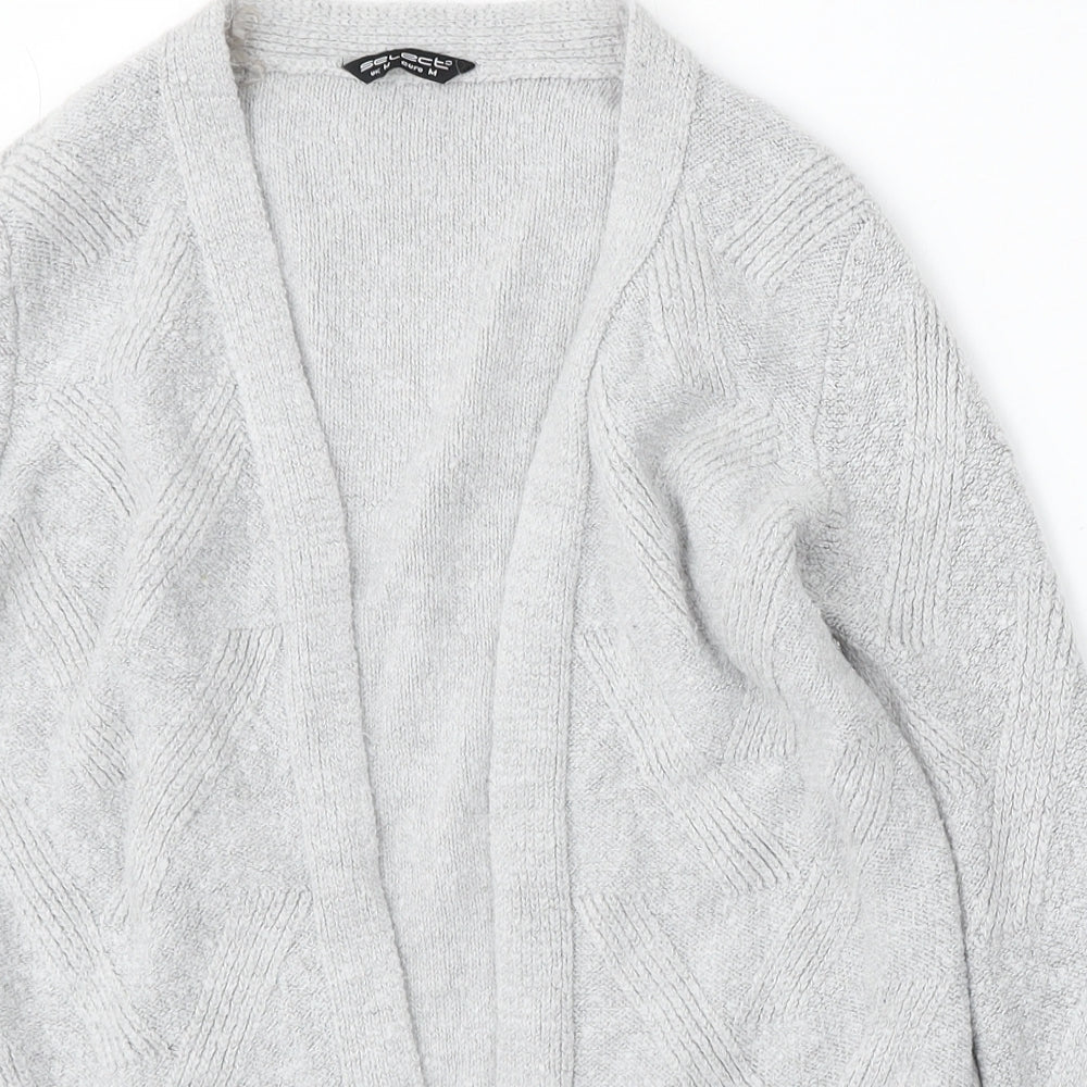Womens UK Size M Select Grey Cardigan Jumper