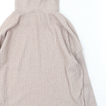 F&F Womens Pink Round Neck Polyacrylate Fibre Pullover Jumper Size M