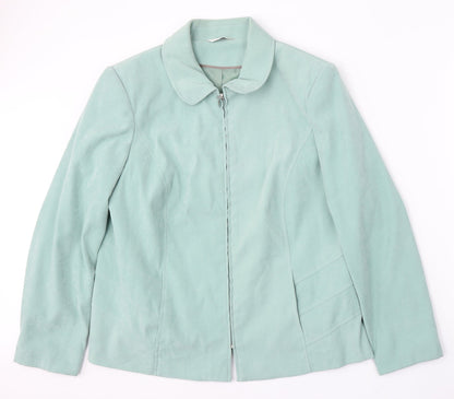 Classics Womens Green Jacket Size 20