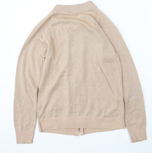 F&F Womens Pink Jacket Size 6 Zip