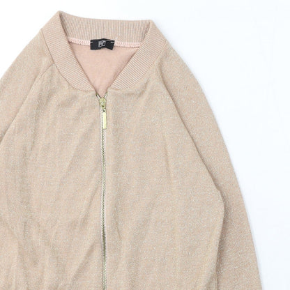 F&F Womens Pink Jacket Size 6 Zip