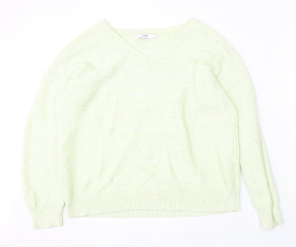 Womens UK Size M NEXT Yellow Pullover Jumper