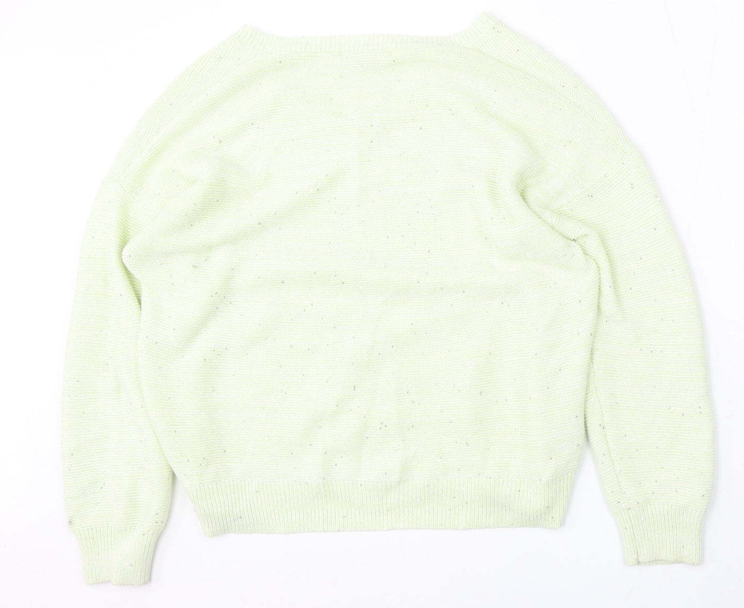 Womens UK Size M NEXT Yellow Pullover Jumper