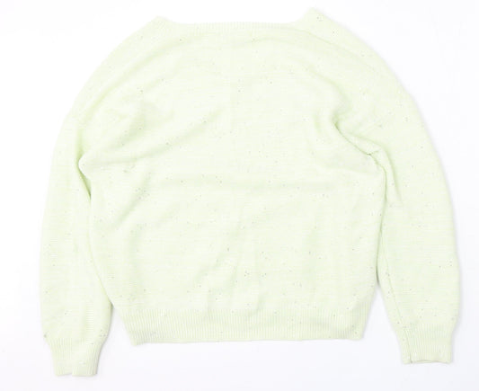 Womens UK Size M NEXT Yellow Pullover Jumper