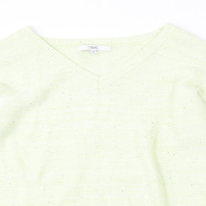 Womens UK Size M NEXT Yellow Pullover Jumper