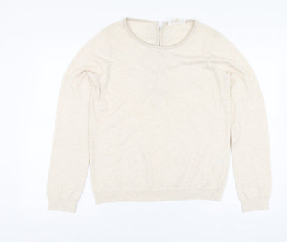 Womens UK Size L Grace & Mila Beige Pullover Jumper