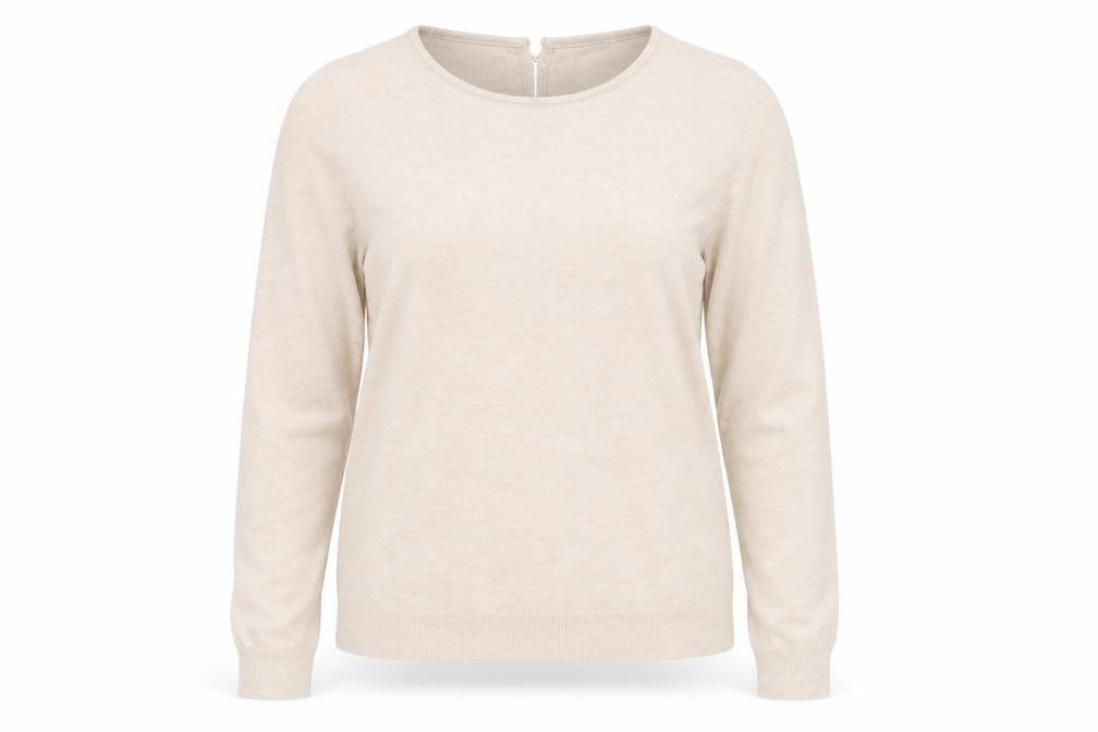 Womens UK Size L Grace & Mila Beige Pullover Jumper