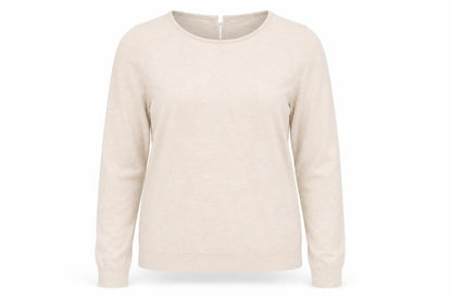 Womens UK Size L Grace & Mila Beige Pullover Jumper