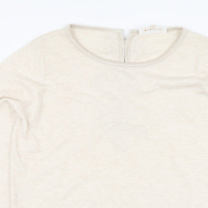 Womens UK Size L Grace & Mila Beige Pullover Jumper