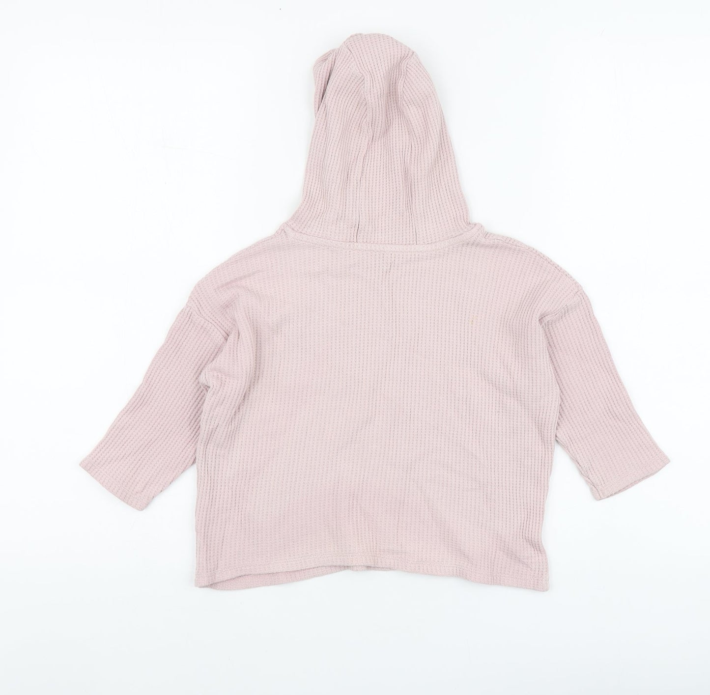 George Girls Pink Cotton Pullover Sweatshirt Size 2-3 Years