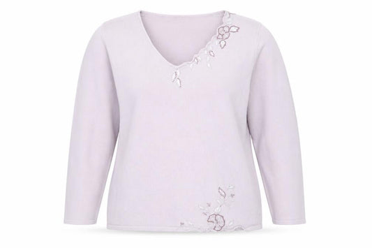 Womens UK Size 18 Joanna Hope Purple Pullover Jumper