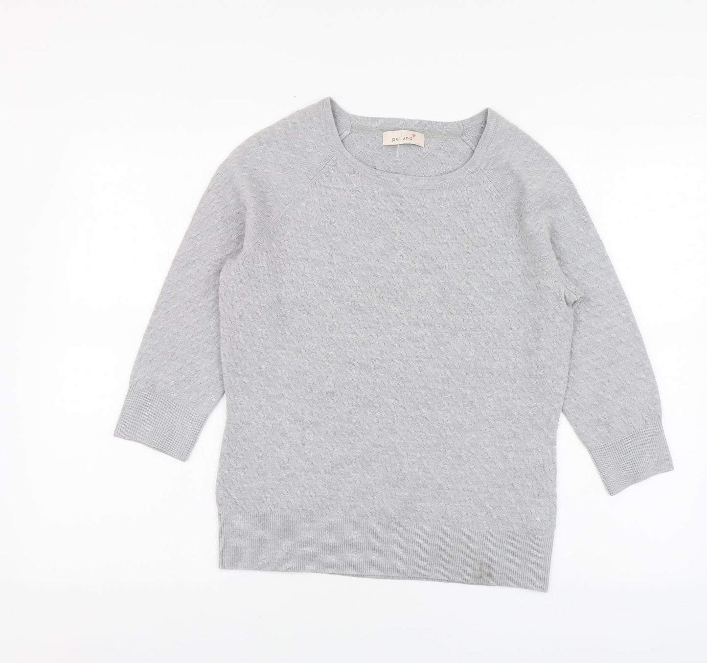 Womens UK Size 10 Per Una Grey Pullover Jumper