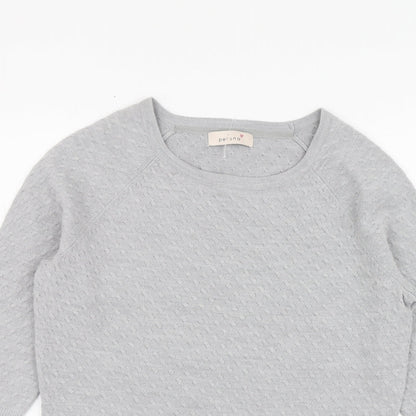 Womens UK Size 10 Per Una Grey Pullover Jumper