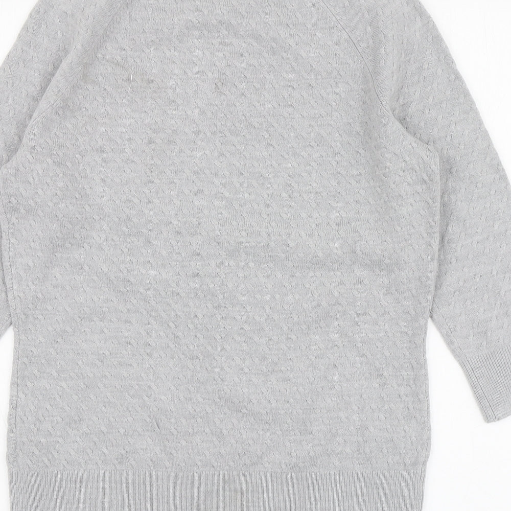 Womens UK Size 10 Per Una Grey Pullover Jumper