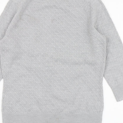 Womens UK Size 10 Per Una Grey Pullover Jumper