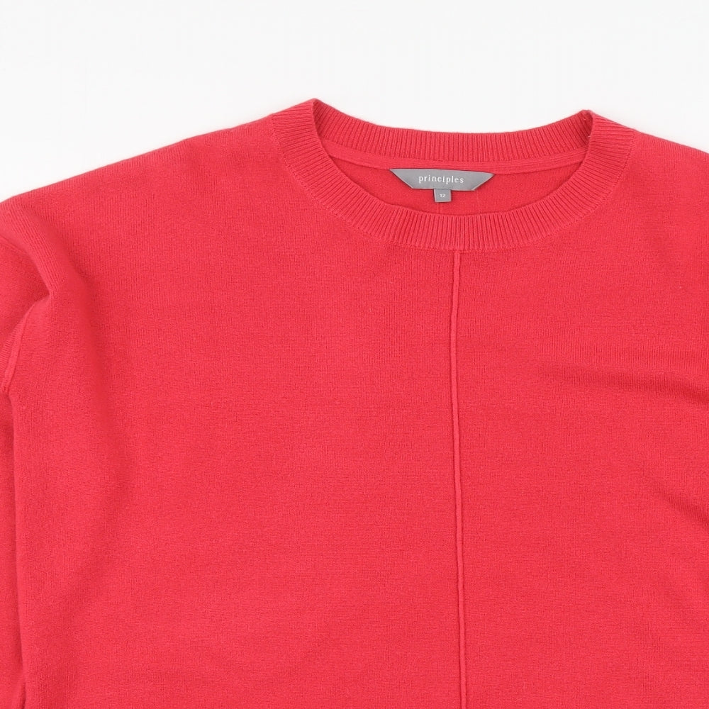 Womens UK Size 12 Principles Pink Pullover Jumper