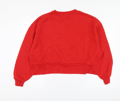 Womens UK Size XS Disney Red Pullover Hoodie