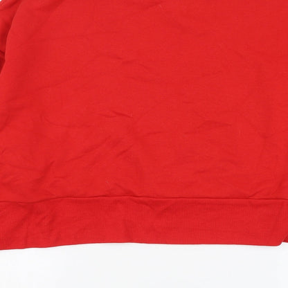 Womens UK Size XS Disney Red Pullover Hoodie