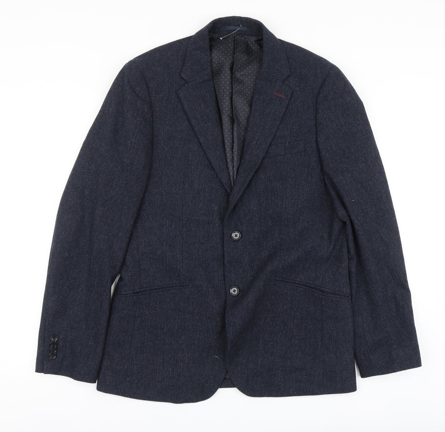Mens UK Size M Debenhams Regular Blue Suit Jacket