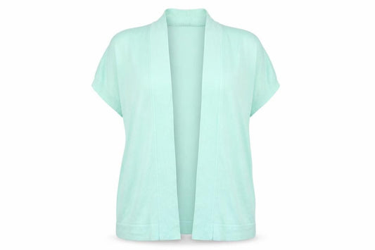 Womens UK Size XL Isle Green Cardigan Jumper