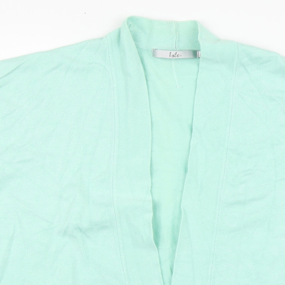 Womens UK Size XL Isle Green Cardigan Jumper